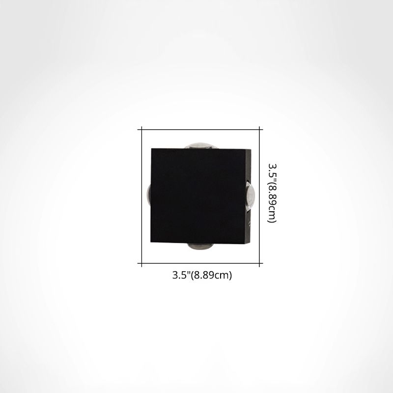 Éclairage mural moderne Lumière murale à LED multi-lumière avec art en aluminium