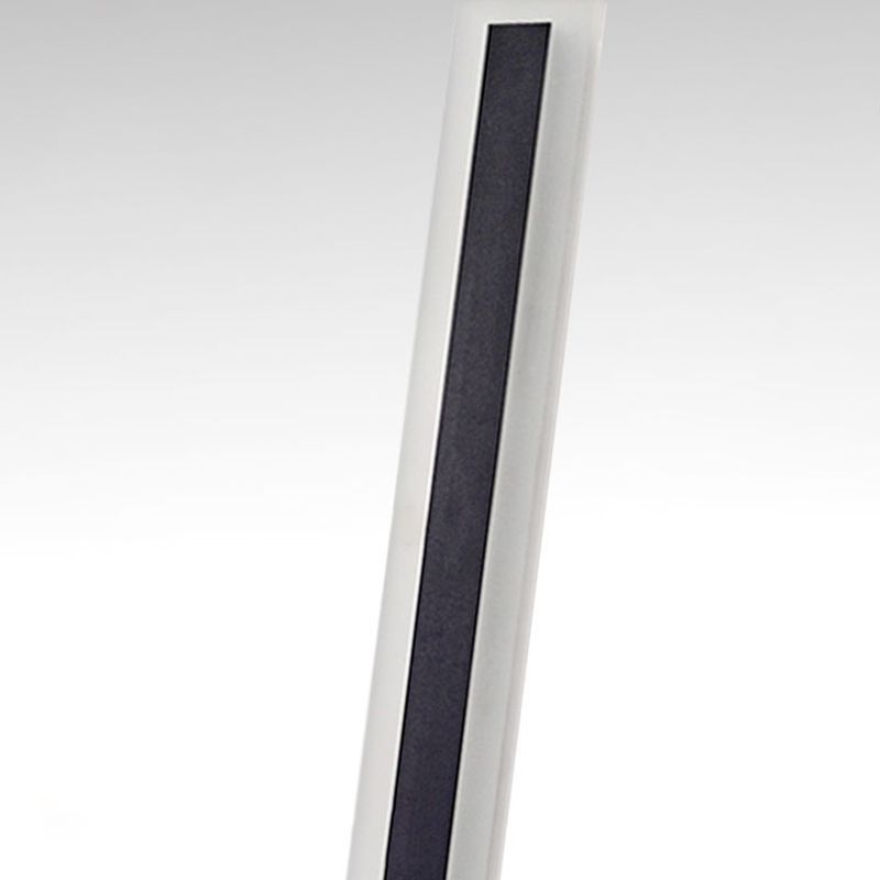 Metal Linear Shape Wall Light Modern 1 Light Wall Mount Fixture in Black