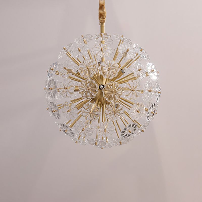 Crystal Crystal décoratif Chandelier Flear Forme Light pour le restaurant et l'hôtel