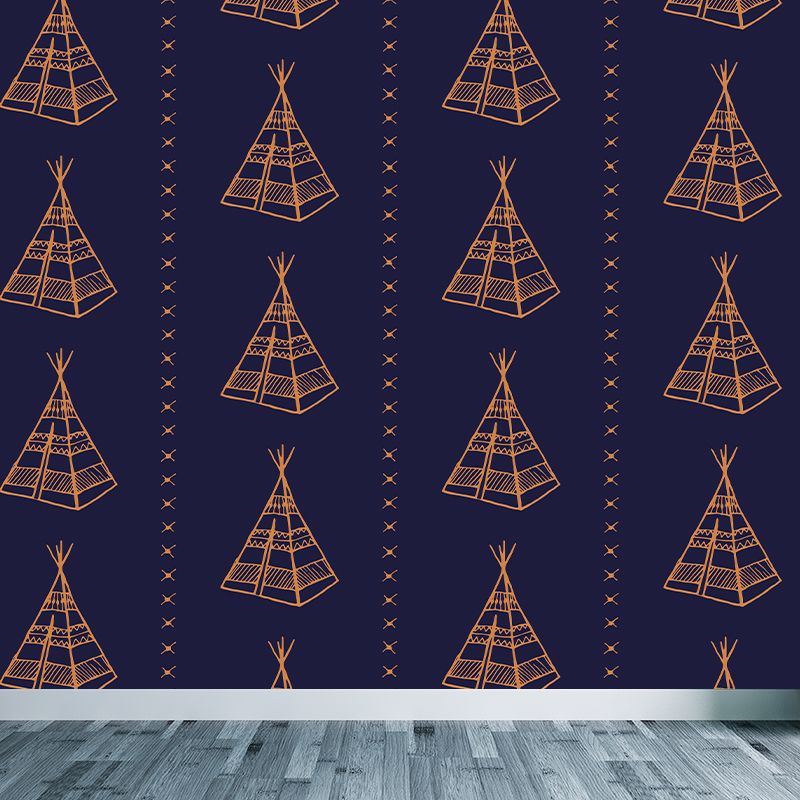 Printing Graphic Mural Decal Pastel Color Contemporary Wall Covering for Living Room