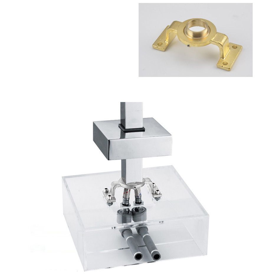 Modern Freestanding Tub Filler Trim Copper Floor Mounted Freestanding Bathtub Faucet