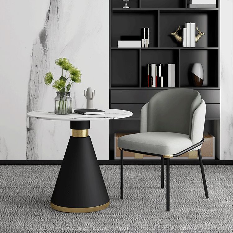 Contemporary 1/2/5 Pieces Dining Set Round Dining Room Table Set