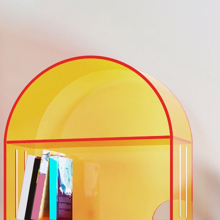 Glam Acrylic Bookshelf Standard Shelf Bookshelf for Home Office 11" W