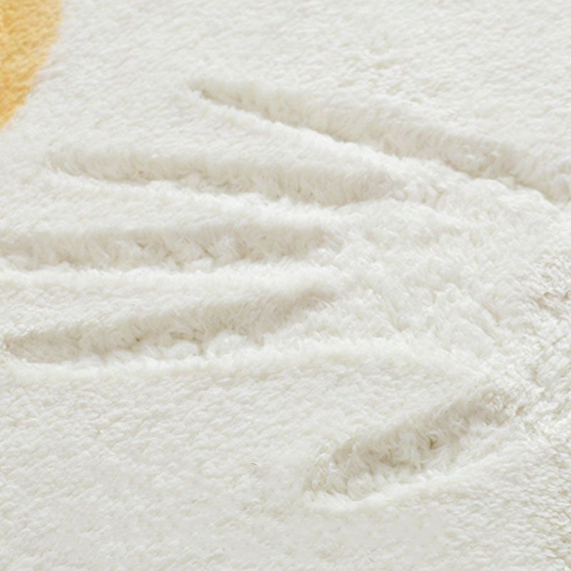 Light Brown Modern Carpet Polyester Graphic Carpet Washable Carpet for Living Room