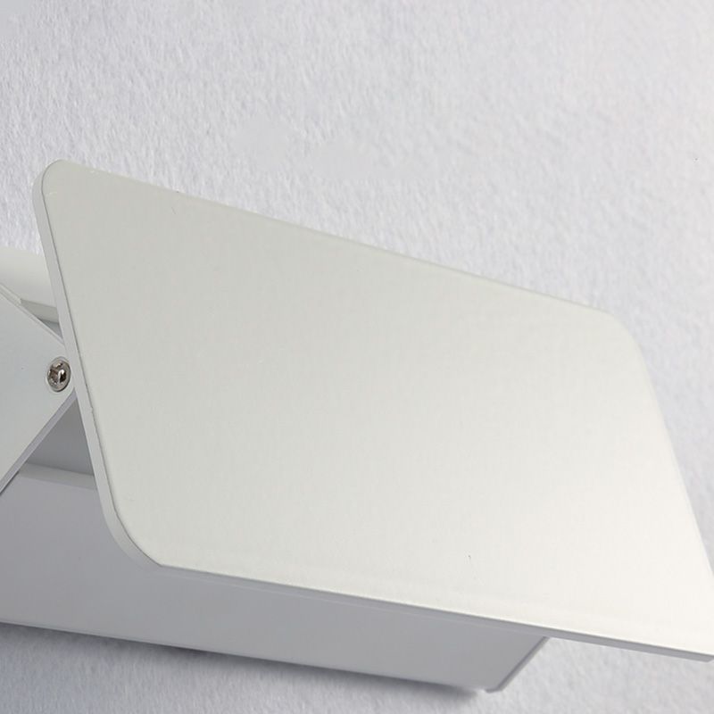 Lámpara de estilo moderno accesorios de iluminación blanca/negra con sombra acrílica para dormitorio