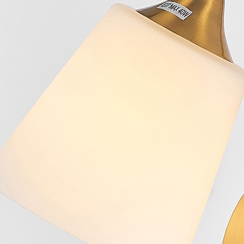 Modernist Wall Sconce Metal Sconce Lighting in Gold for Bedroom