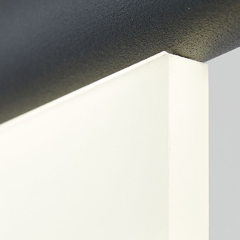 Lineare Insel Anhänger Lichter moderne Kronleuchter -Beleuchtungskörper mit Acrylschatten