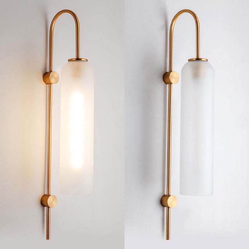 Indoor Decoration Wall Sconce Light Glass Shade Down Light for Living Room Bedroom