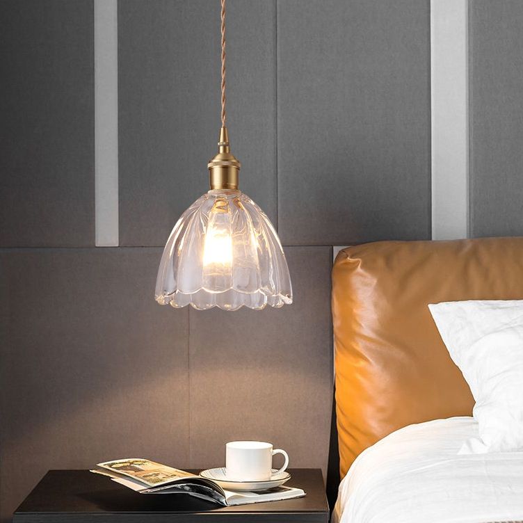 1 Light Pendant Lighting Modern Simplicity Glass Pendant Ceiling Lights for Restaurant