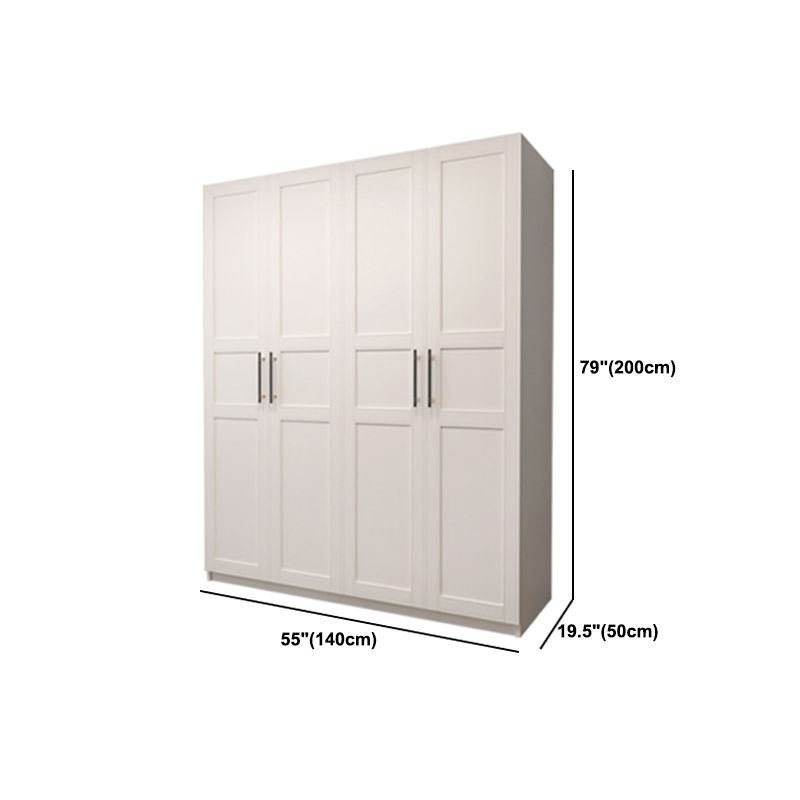 Modern Wardrobe Armoire Engineer Wood Armoire with Door for Bedroom