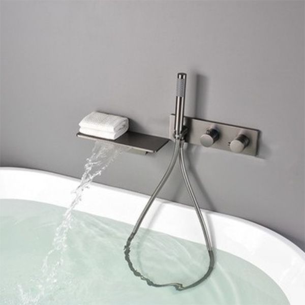 Modern Bathroom Faucet Copper Wall Mounted Fixed Bathroom Faucet