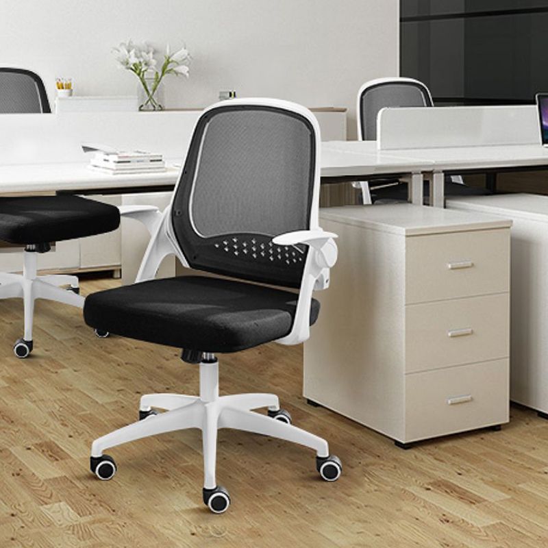 Modern Style Office Chair Adjustable Seat Height with Wheels