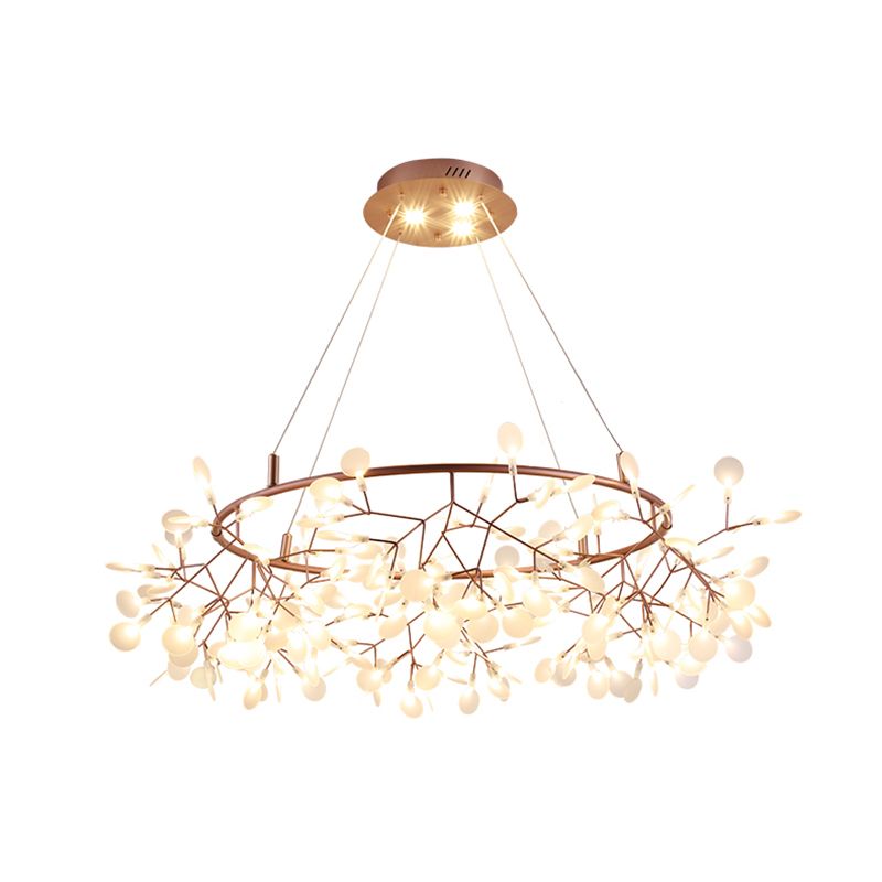 Large Modern Chandelier Orbicular Chandelier Lights Metal Orb Chandelier for Living Room