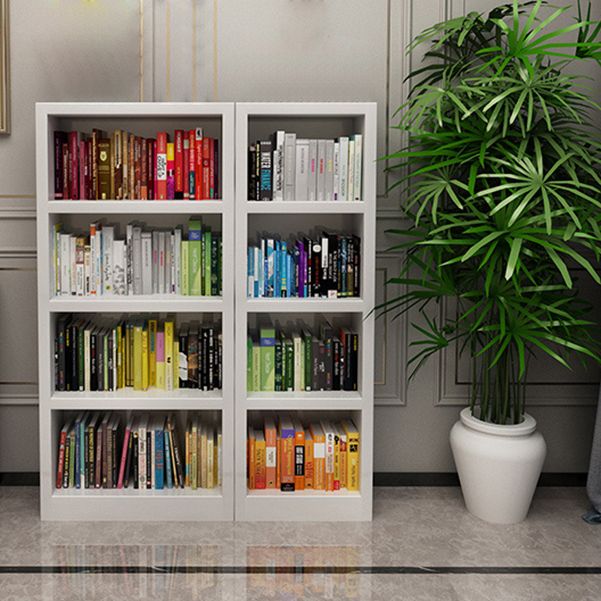 White Modern Style Bookshelf Engineer Wood Bookcase for Home