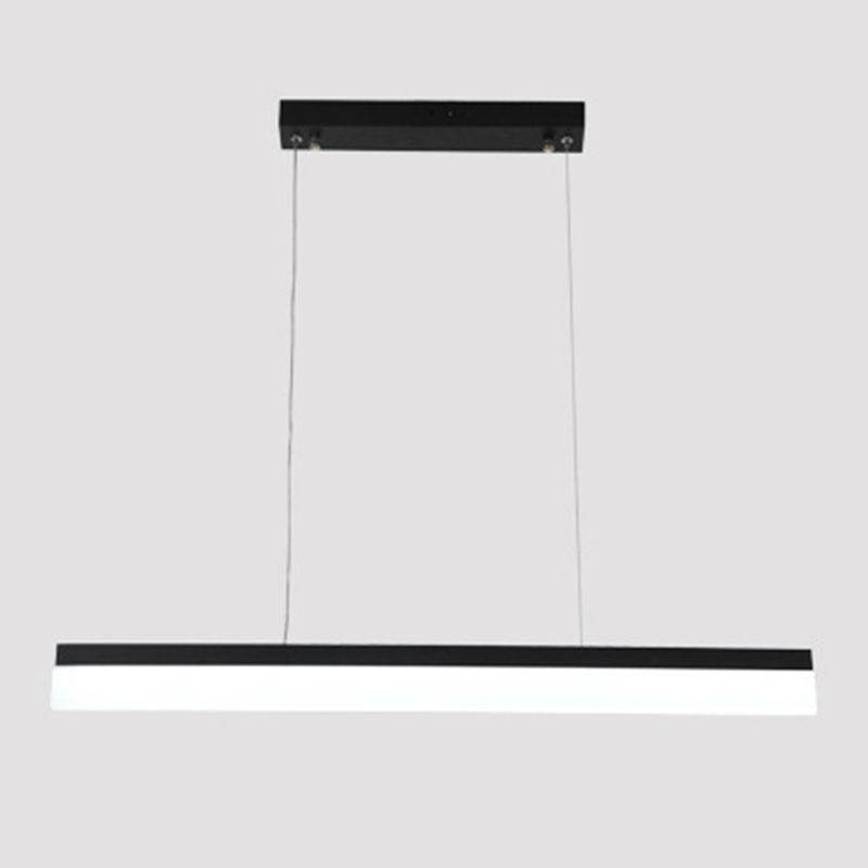 Modern Style Dining Chandelier Lamp Dining Room LED Rectangle Pendant Light Fixture