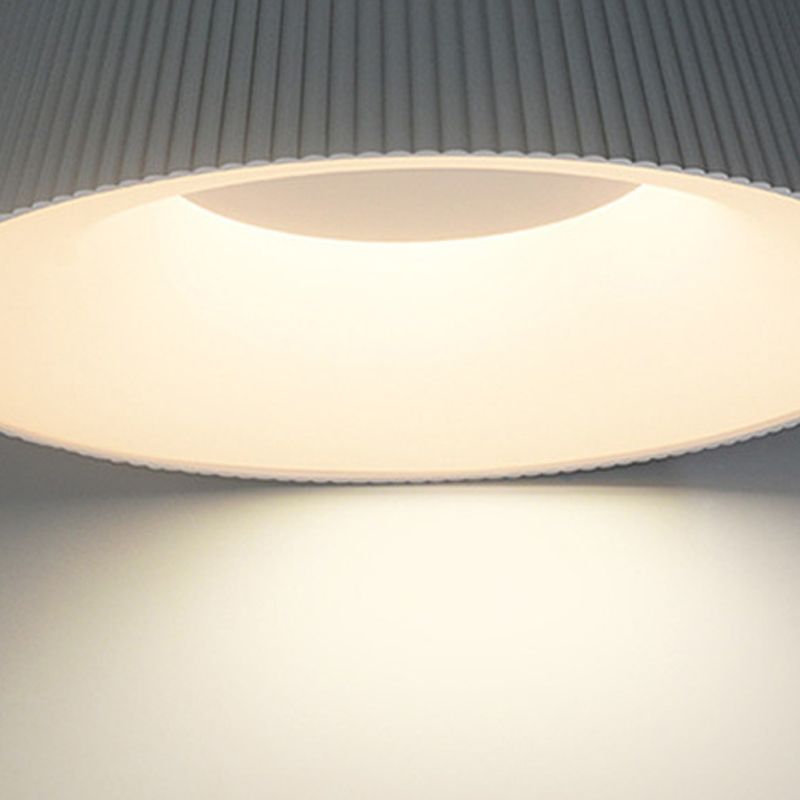 Lámpara de montaje en techo de tambor, iluminación de techo de metal Simple nórdica para sala de estar