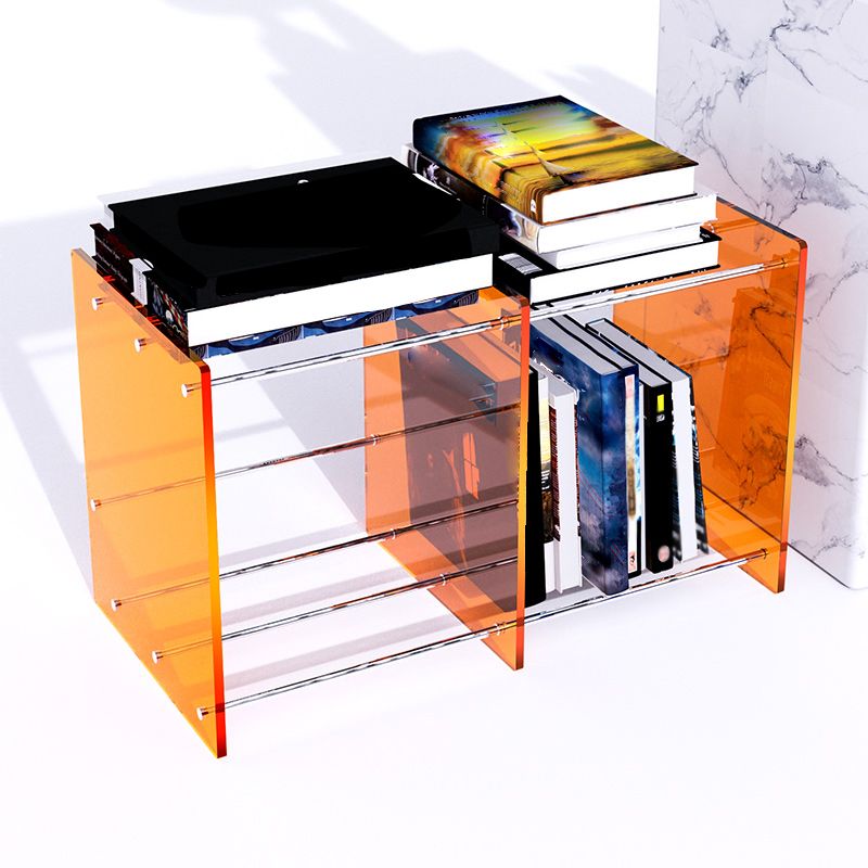 Multiple Colors Modern Style Bookshelf Acrylic Bookcase for Home