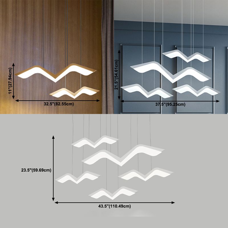 Pendentif en forme de mouette