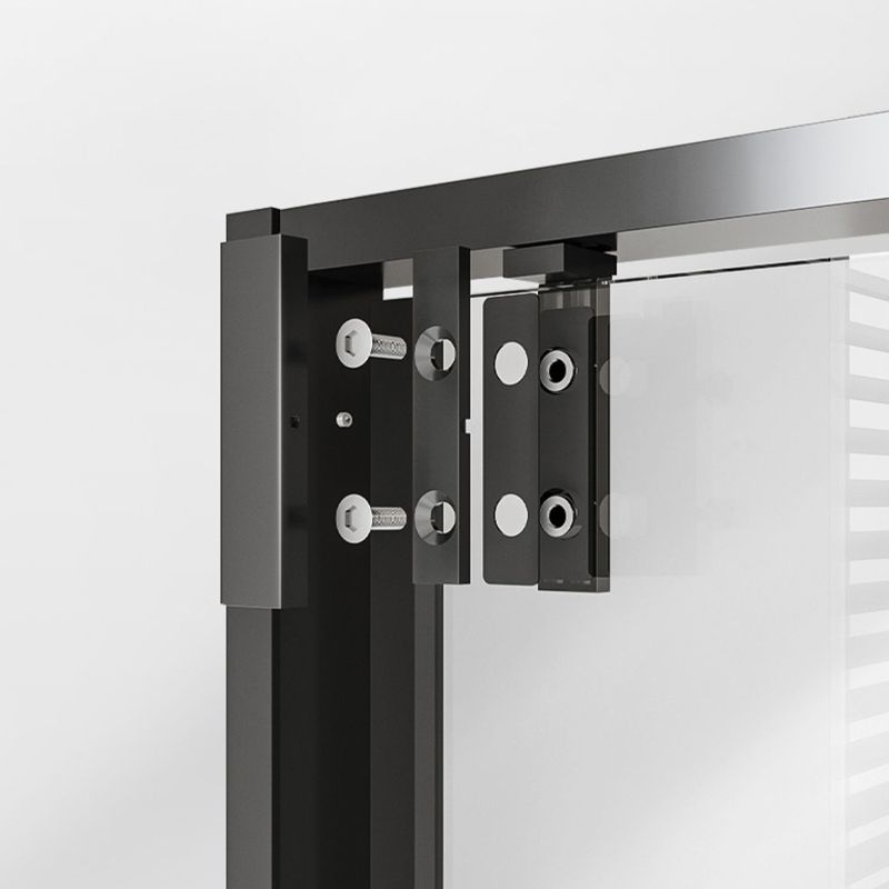 Single Sliding Semi Frameless Shower Door, Tempered Glass Shower Screen