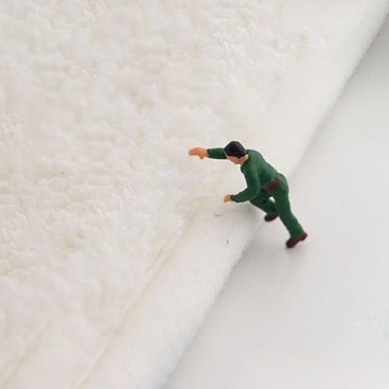 Modern Lattice Rug Polyester Modern Anti-Slip Backing Washable Rug for Home Decor