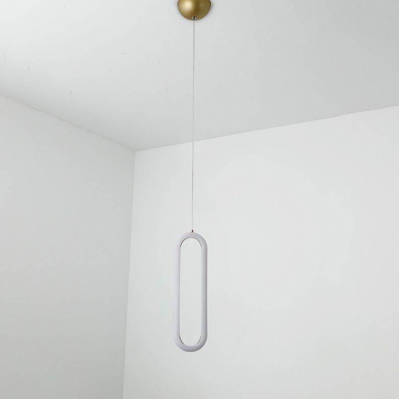 Gouden ronde vorm hanglamp moderne minimalistische ledhanglamp voor woonkamer