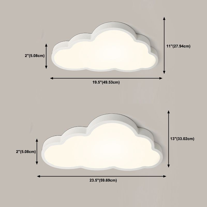 Techo de metal de forma de nube de metal-Luz de techo de montaje de LED Nordic