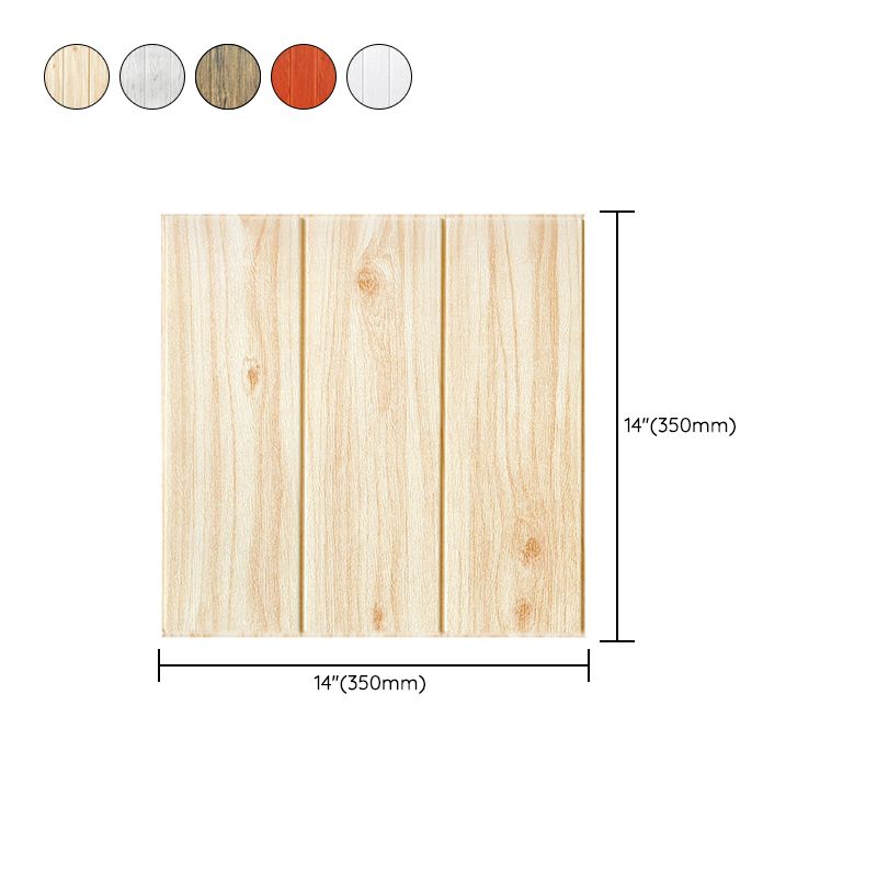 Modern Wall Paneling Peel and Stick Wood Effect Design Wall Paneling