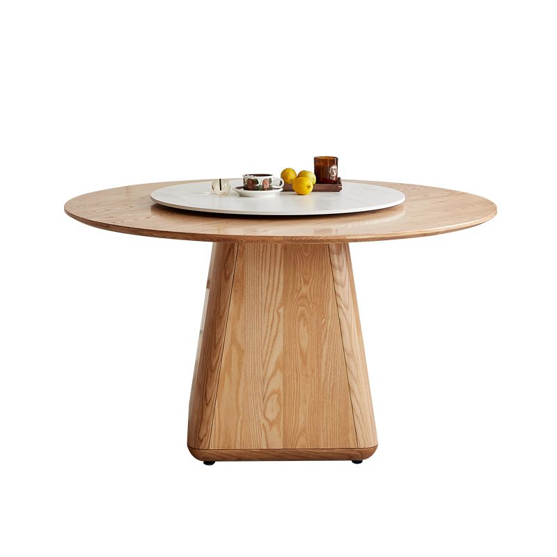 Contemporary Dining Set 1/4/5/7 Pieces Solid Wood Dining Furniture with Solid Back Chairs