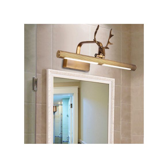 Modern Minimalist Style Linear Wall Mounted Vanity Lights Metal Vanity Lighting for Lavatory
