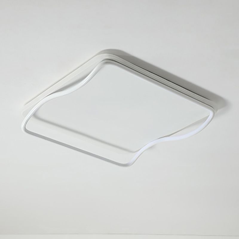 Modern LED Flush Mount Massimale Luce Simplicity Linear Massimale Montaggio Lampada