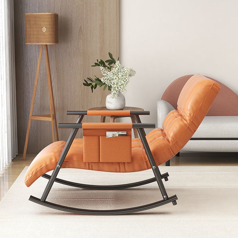 Modern Single Rocker Chair Simple Chair for Living Room and Bedroo