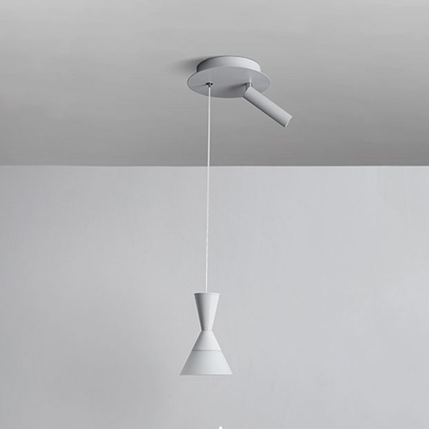 Éclairage nordique de petit pendentif blanc