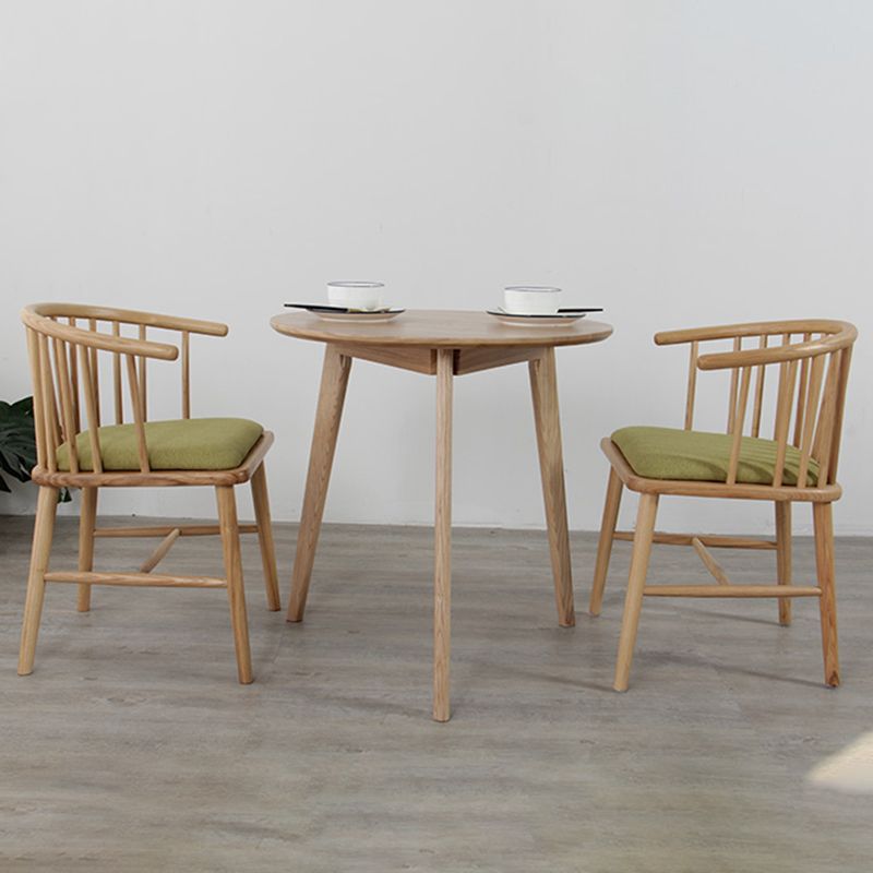 Chaise d'appoint rembourrée de Style scandinave, chaises de salle à manger à dossier Windsor pour la maison