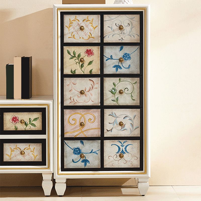 16.38-inch W Dresser American Traditional Solid Wood Storage Chest