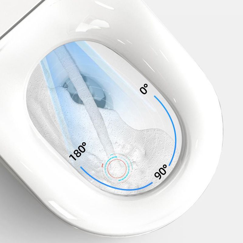 One Piece Toilet Modern Toilet Porcelain Floor Mounted Siphon Jet Flush Toilet