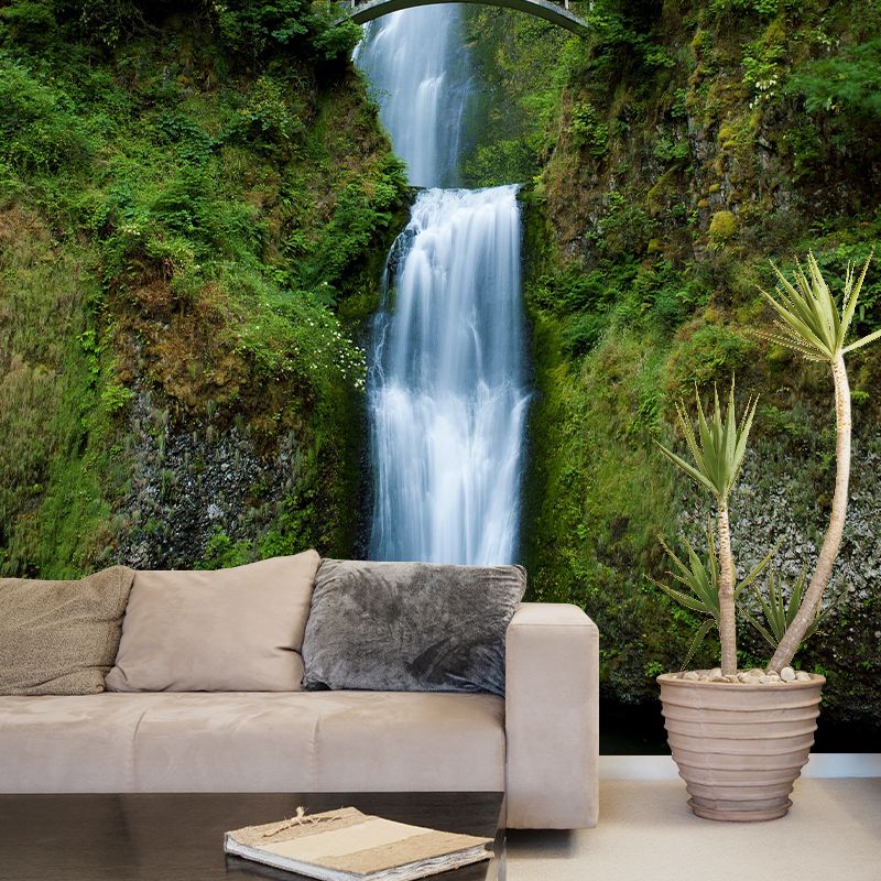 Landscapes Pattern Mildew Wall Mural Horizontalt for Living Room