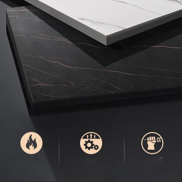 Stone Top Makeup Table with 2 Drawers 15.74" Wide Vanity Tables