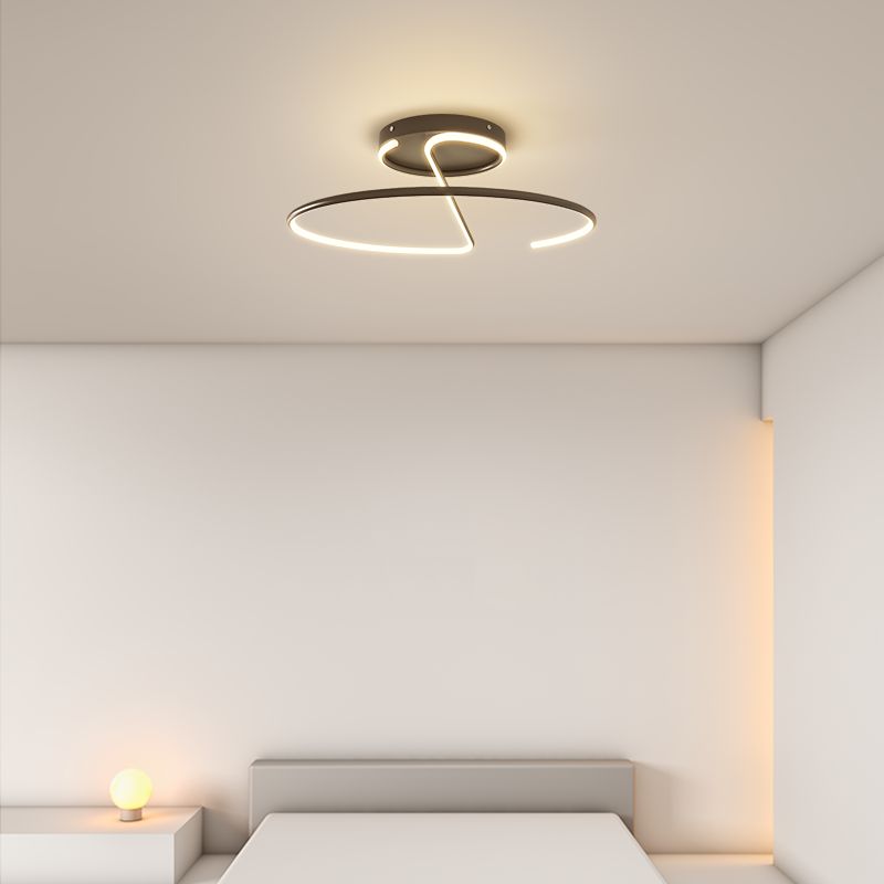 Simplicity Flush Ceiling Light Fixtures with Silicone Shade LED Ceiling Light Fixture