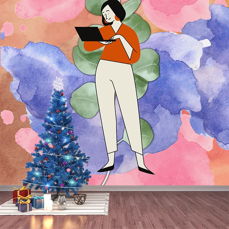 Simplicity Wall Art for Art Gallery Waterproof Stain-Proof Wall Decor, Custom Size