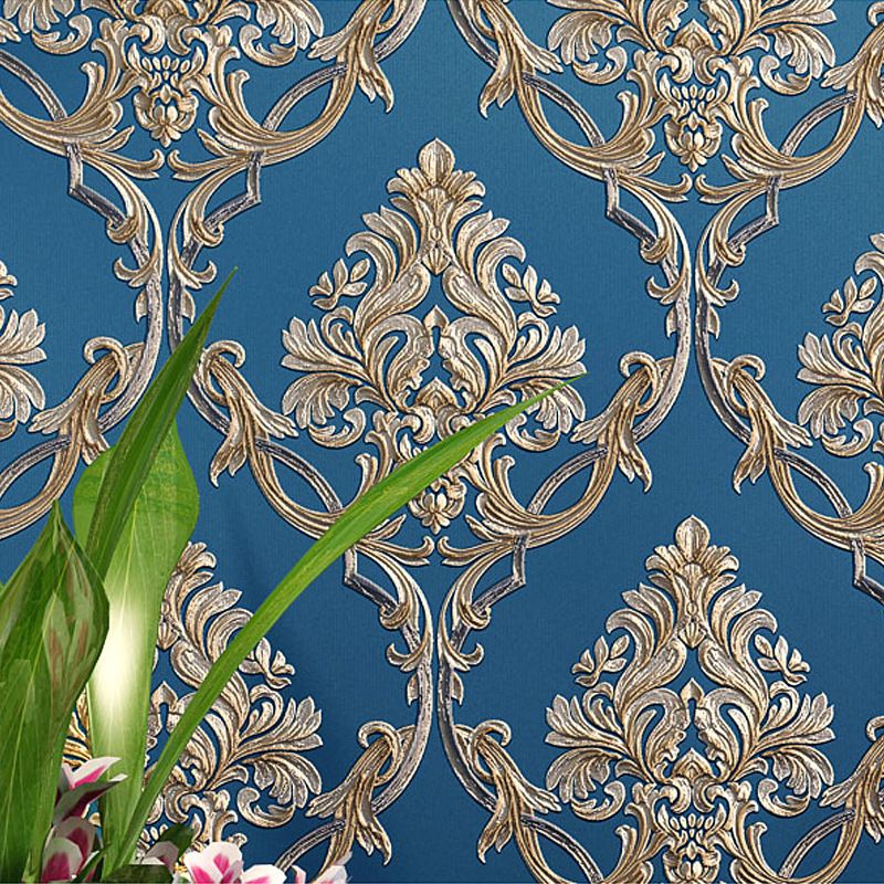 Nordic Nostalgic Damask Wallpaper Non-Woven 31' x 20.5" Non-Pasted