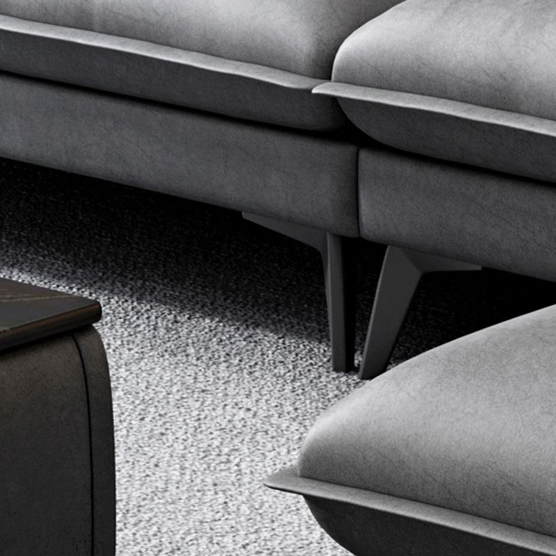 Industrial Faux Leather sofa Pillow Top Arm Cushions Seating