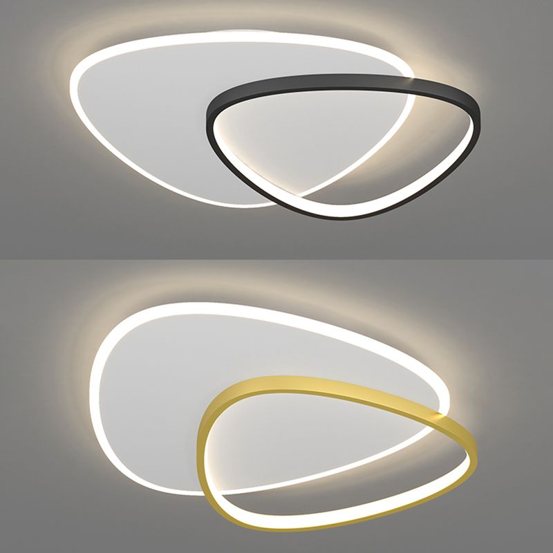 Plafoniera a 2 luci in stile moderno a LED Illuminazione da incasso per soggiorno