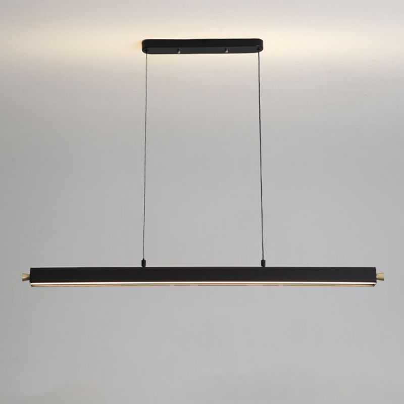 Estilo moderno lineal isla light metal 1 1 de techo colgante de luz