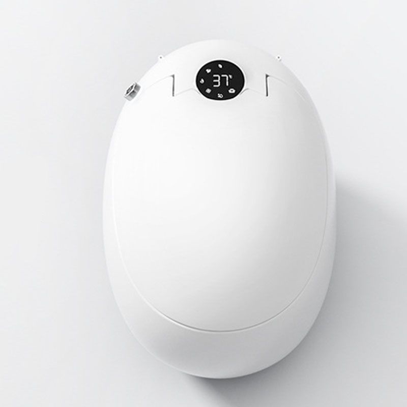 Modern Auto One Piece Toilet Siphon Jet Round Toilet with Sterilization Function