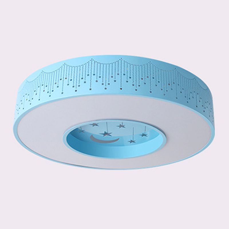 Circular Flush Mount Light Fixture Kids Acrylic Flush Mount