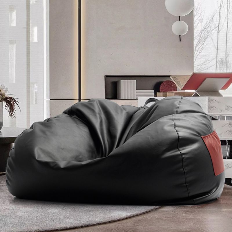 PU Arms Included Barrel Accent Chair with Fixed Back for Living Room and Bedroom