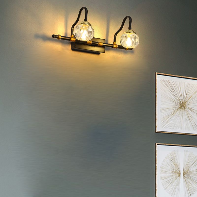 Lampada a specchio in cristallo a LED in stile nordico in lavaggio da bagno specchio lampada