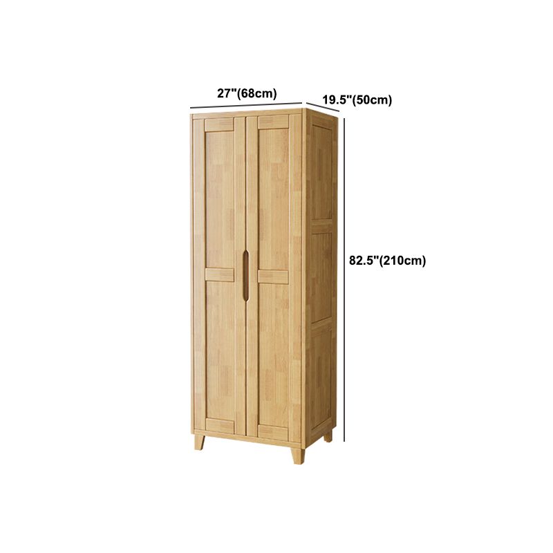 Light Wood Finish Wardrobe Armoire Traditional Wardrobe Cabinet