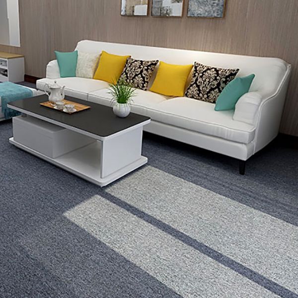 Square Carpet Tiles Multi Level Loop Glue Down Non-Skid Carpet Tile for Foyer