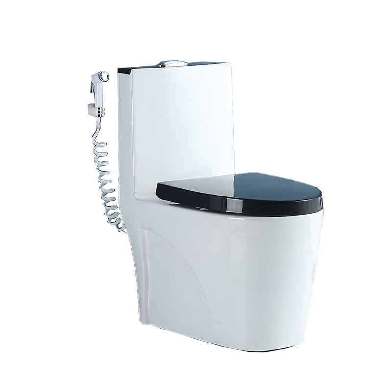 Traditional Ceramic Flush Toilet Spray Gun Included Urine Toilet for Bathroom